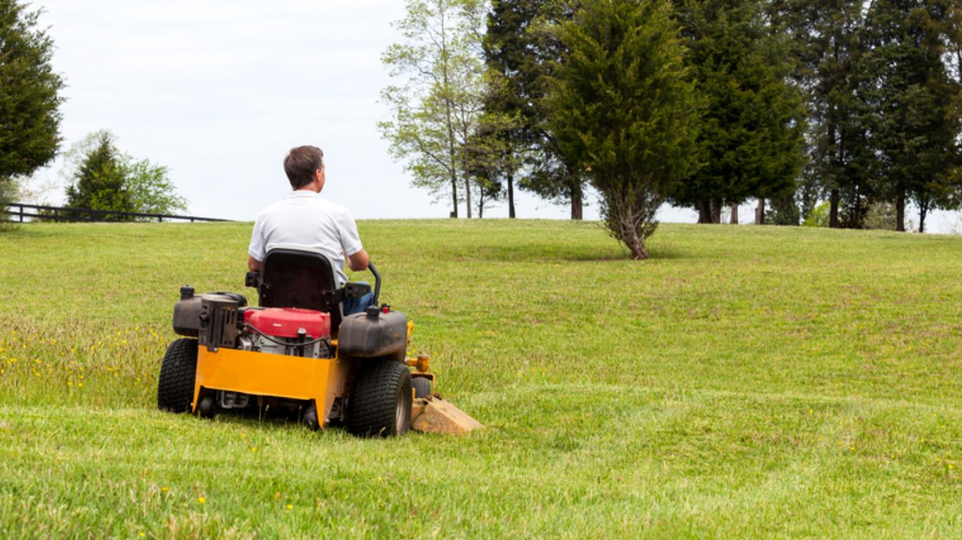 Zero turn mower for hilly terrain sale