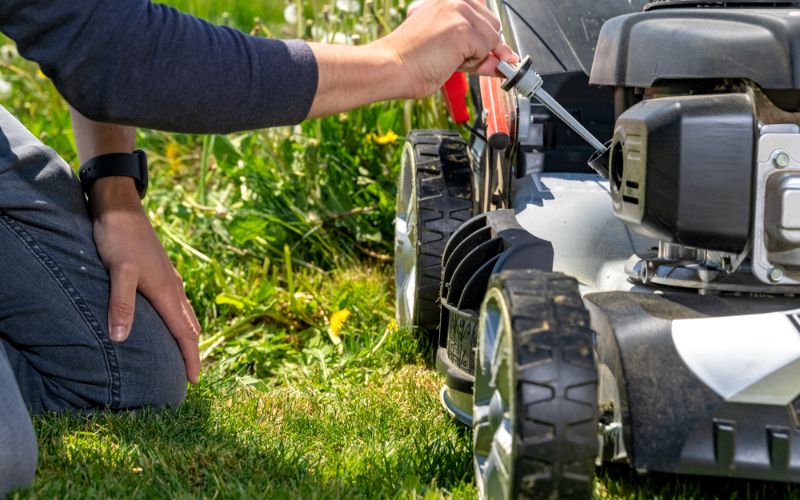 Electric Mowers Have Minimal Maintenance While Gas Mowers Need Frequent Tune Ups