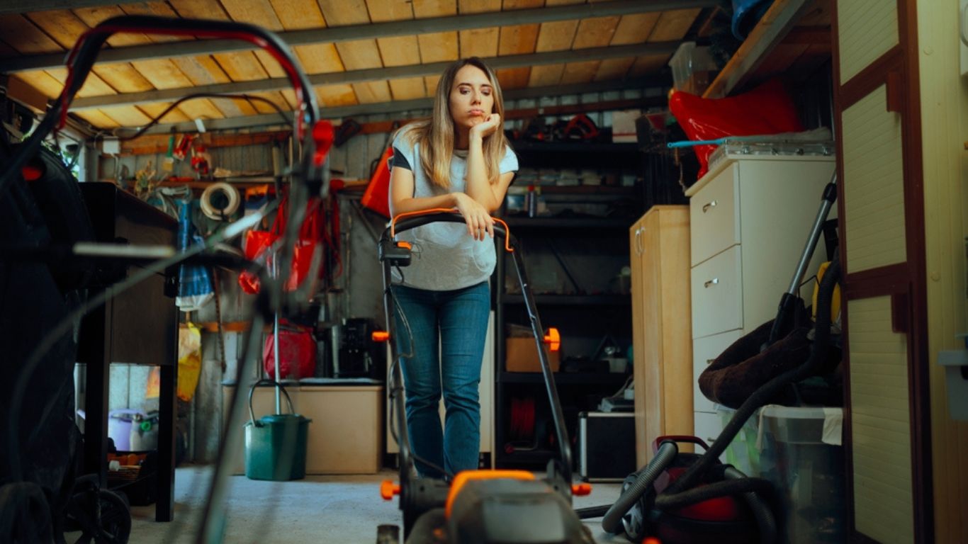 Find Innovative Lawn Mower Storage Ideas To Declutter Your Garage Or Yard
