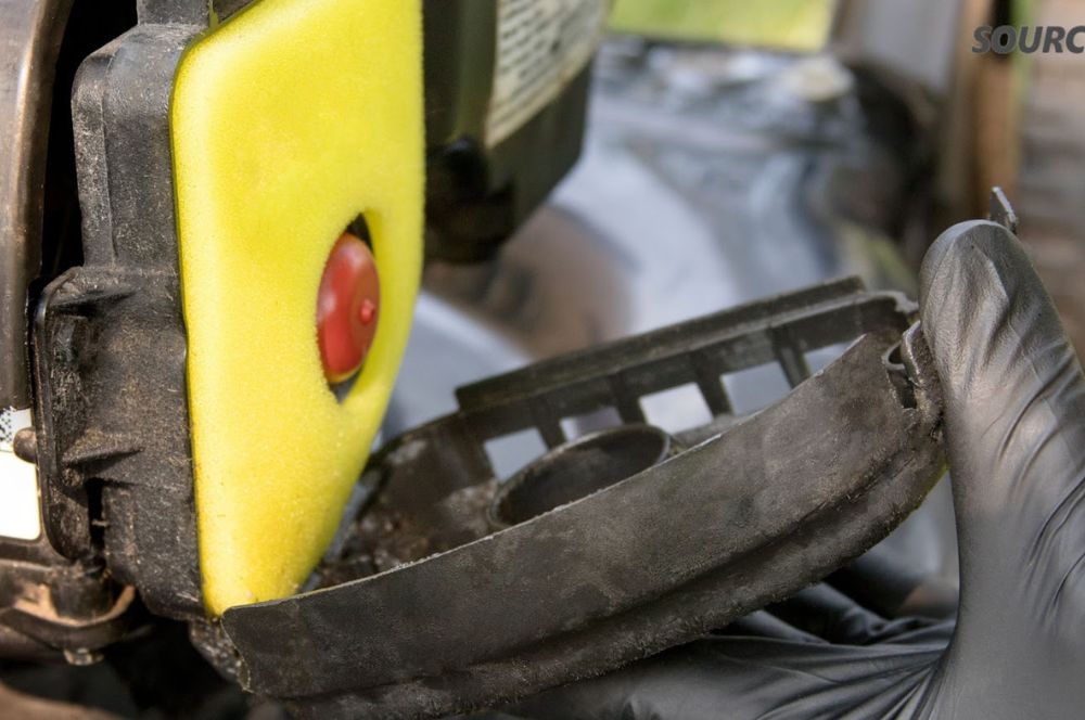 Gently Remove The Foam Air Filter To Avoid Damage During Cleaning