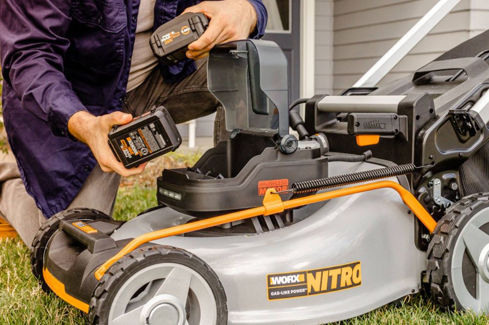 Worx Nitro 40v 21 Inch Self Propelled Lawn Mower